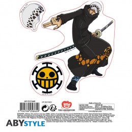 AbyStyle One piece Mini Stickers Luffy & Law (16x11cm)