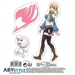 AbyStyle Fairy Tail Mini stickers Natsu et Lucy (16 x 11 cm)