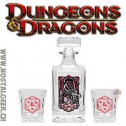 Donjons et Dragons Carafe avec 2 verres