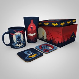 AbyStyle DC Comics Batman Coffret cadeau Verre + Mug + 2 Dessous de verre Glow