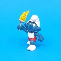 Schleich The Smurfs - Olympic Smurf second hand Figure (Loose)