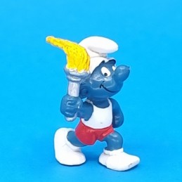 Schleich The Smurfs - Olympic Smurf second hand Figure (Loose)