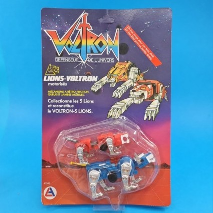Voltron (Golion) – Motorisierte rote und blaue Löwen von LJN Toys
