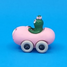 Plastoy Barbapapa car with Barbabelle second hand figure (Loose)