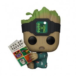 Funko Funko Pop Marvel N°1193 I Am Groot - Groot in Onesie (Reading) Vinyl Figure