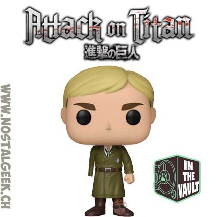 Pop Manga Attack On Titans Erwin Vaulted Vinyl Figure