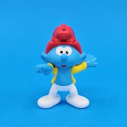 Schleich The Smurfs - Firefighter Smurf second hand Figure (Loose)