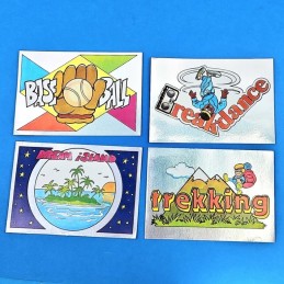 Panini Fantastickers set of 4 Used cards (Loose) Lot 4