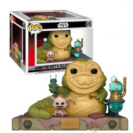 Funko Funko Pop N°611 Star Wars Jabba The Hutt & Salacious B. Crumb