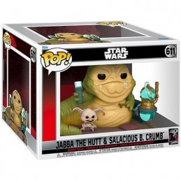 Funko Funko Pop N°611 Star Wars Jabba The Hutt & Salacious B. Crumb