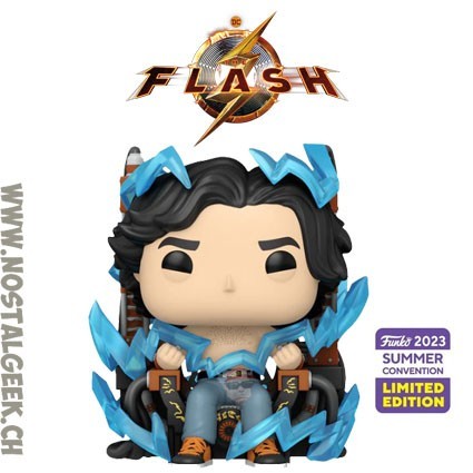 Funko Funko Pop N°1413 SDCC 2023 DC The Flash Barry Allen in Chair Edition Limitée