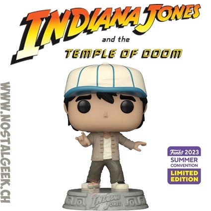 Funko Funko Pop N°1412 SDCC 2023 Indiana Jone and The Temple of Doom Short Round Exclusive Vinyl Figure