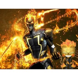Funko Funko Pop N°1248 SDCC 2023 Midnight Suns Ghost Rider Vaulted Exclusive Vinyl Figure