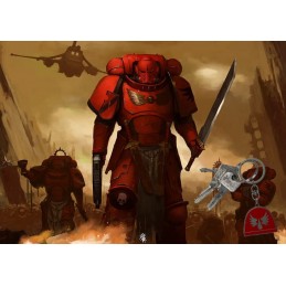 AbyStyle Warhammer 40 000 Porte-clés Blood Angels