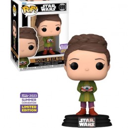 Funko Funko Pop N°659 SDCC 2023 Star Wars: Obi Wan Kenobi Young Leia with Lola Exclusive Vinyl Figure