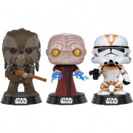 Funko Funko Pop Star Wars Tarfful, Unhooded Emperor,Utapau Clone Edition Limitée