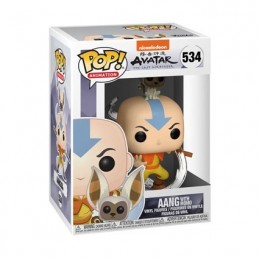 Funko Funko Pop N°534 Avatar the last Airbender Aang With Momo Vinyl Figure