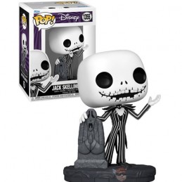 Funko Funko Pop N°1355 Disney L'Étrange Noël de Monsieur Jack - Jack Skellington (With Gravestone)