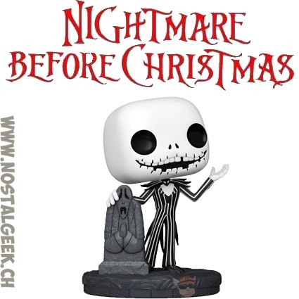 Funko Funko Pop N°1355 Disney L'Étrange Noël de Monsieur Jack - Jack Skellington (With Gravestone)