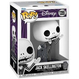 Funko Funko Pop N°1355 Disney L'Étrange Noël de Monsieur Jack - Jack Skellington (With Gravestone)