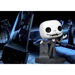 Funko Funko Pop N°1355 Disney L'Étrange Noël de Monsieur Jack - Jack Skellington (With Gravestone)