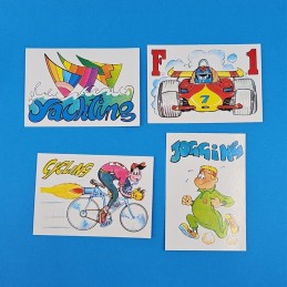 Panini Fantastickers set of 4 Used cards (Loose) Lot 7