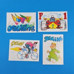 Panini Fantastickers set of 4 Used cards (Loose)