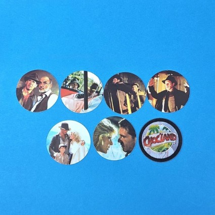 Indiana Jones lot de 7 Pogs d'occasion (Loose)