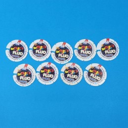 Sega Sonic set of 9 Flying Caps second hand (Loose)