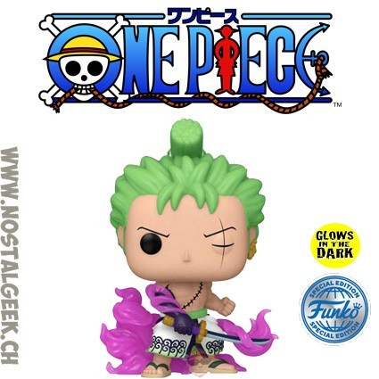 Funko Funko Pop Animation N°1288 One Piece Roronoa Zoro (Enma) Phosphorescent Edition Limitée