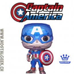 Funko Funko Pop N°1268 Marvel Captain America (Facet) Edition Limitée