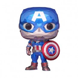 Funko Funko Pop N°1268 Marvel Captain America (Facet) Vaulted Exclusive Vinyl Figure