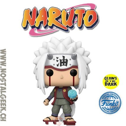Funko Funko Pop N°1481 Manga Naruto Shippuden Jiraiya (Rasengan) GITD Exclusive  Vinyl Figure