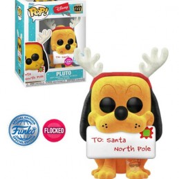 Funko Funko Pop N°1227 Disney Christmas Pluto Flocked Vinyl Figure