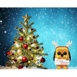 Funko Funko Pop N°1227 Disney Christmas Pluto Flocked Vinyl Figure