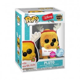 Funko Funko Pop N°1227 Disney Noël Pluto Flocked Edition Limitée