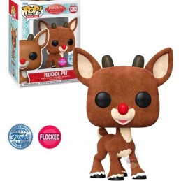 Funko Funko Pop N°1260 Rudolph The Red-Nosed Reindeer Flocked Edition Limitée