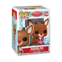 Funko Funko Pop N°1260 Rudolph The Red-Nosed Reindeer Flocked Edition Limitée