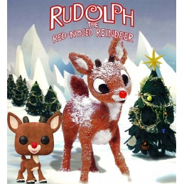 Funko Funko Pop N°1260 Rudolph The Red-Nosed Reindeer Flocked Edition Limitée