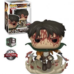 Funko Pop N°1169 Attack on Titan Battle Levi Exclusive Vaulted Vinyl Figure