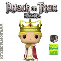 Funko Funko Pop N°1170 SDCC 2022 Attack On Titan Queen Historia Vaulted Edition Limitée