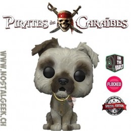 Funko Funko Pop N°1105 Pirates of the Caribbean Dog Flocked Vaulted Edition Limité