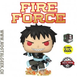 Funko Funko Pop Animation N°981 Fire Force Shinra with Fire Vaulted GITD Vinyl Figure