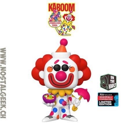 Funko Funko Pop N°166 Fall Convention 2022 Kaboom Cereal Clown Vaulted Exclusive Vinyl Figure