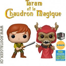 Funko Funko Disney SDCC 2019 Taram et le Chaudron Magique - Taran & Horned King (2-Pack) Vaulted Edition Limitée