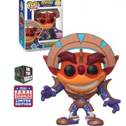 Funko Funko Pop N°841 SDCC 2021 Crash Bandicoot In Mask Armor Vaulted Exclusive Vinyl Figure