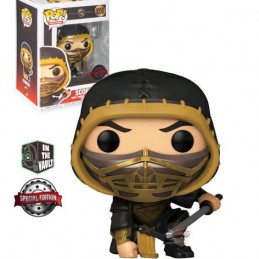 Funko Pop N°1058 Mortal Kombat Scorpion (Metallic) Vaulted Exclusive Vinyl Figur