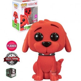 Funko Funko Pop N°28 Books Clifford The Big Red Dog Flocked Vaulted Edition Limitée