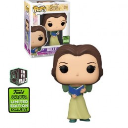 Funko Funko Pop N°1010 ECCC 2021 Disney Beauty and The Beast Belle in Green Dress with Book Vaulted Exclusive Vinyl Figure