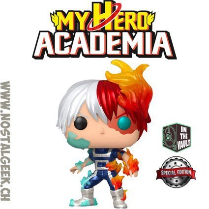 Funko Funko Pop! N°372 Anime My Hero Academia Todoroki (Metallic) Vaulted Edition Limitée